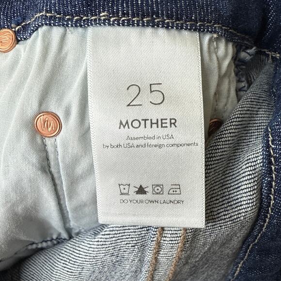 MOTHER Denim The Looker Crop Jeans in Switch It Up‎ Size 25 MSRP $210 Stretch - Picture 7 of 9